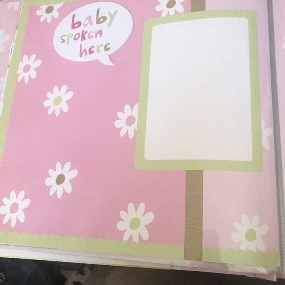 Sandra Magsamen Scrapbook Complete Baby Girl Pink Daisies 20 Pages Stickers Pink - Picture 10 of 16
